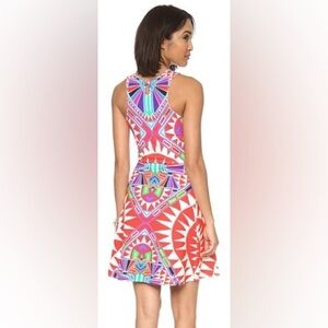 Mara Hoffman Circle Dress Small Multicolor Aztec Tribal
